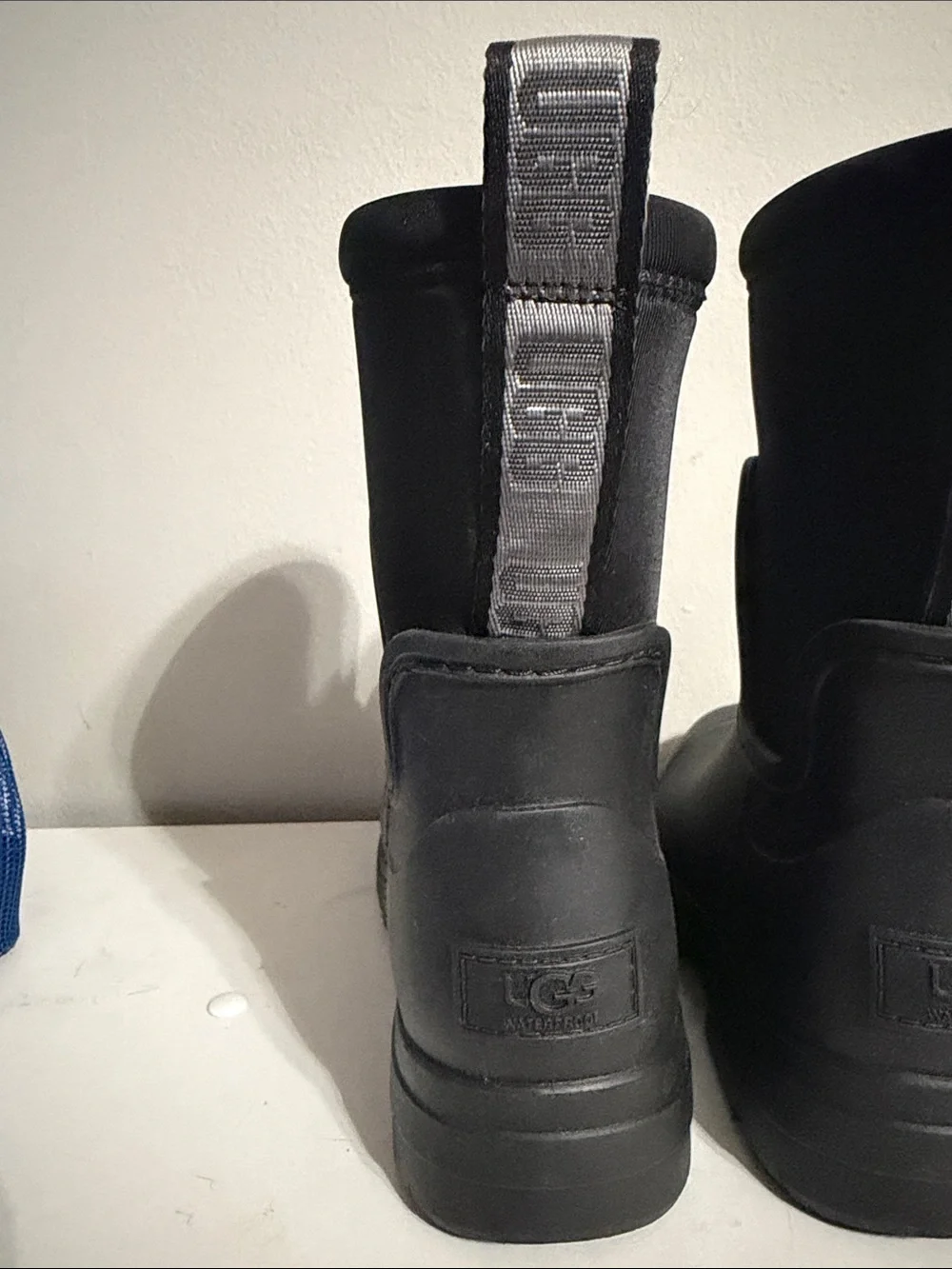 UGG Kids Black Waterproof Rain & Snow Boots